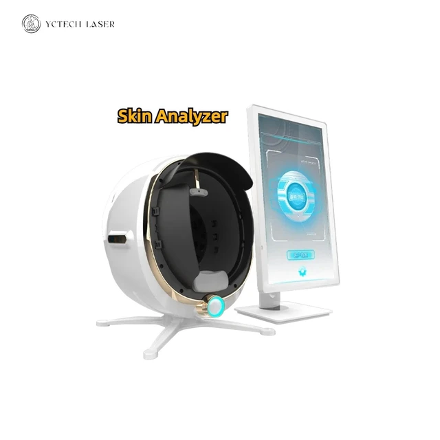 Facial Detector Skin Moisture Trispectral Skin Testing Portable  Skin Analyzer Bit AI Moji3D Magic Mirror Touch Screen OEM