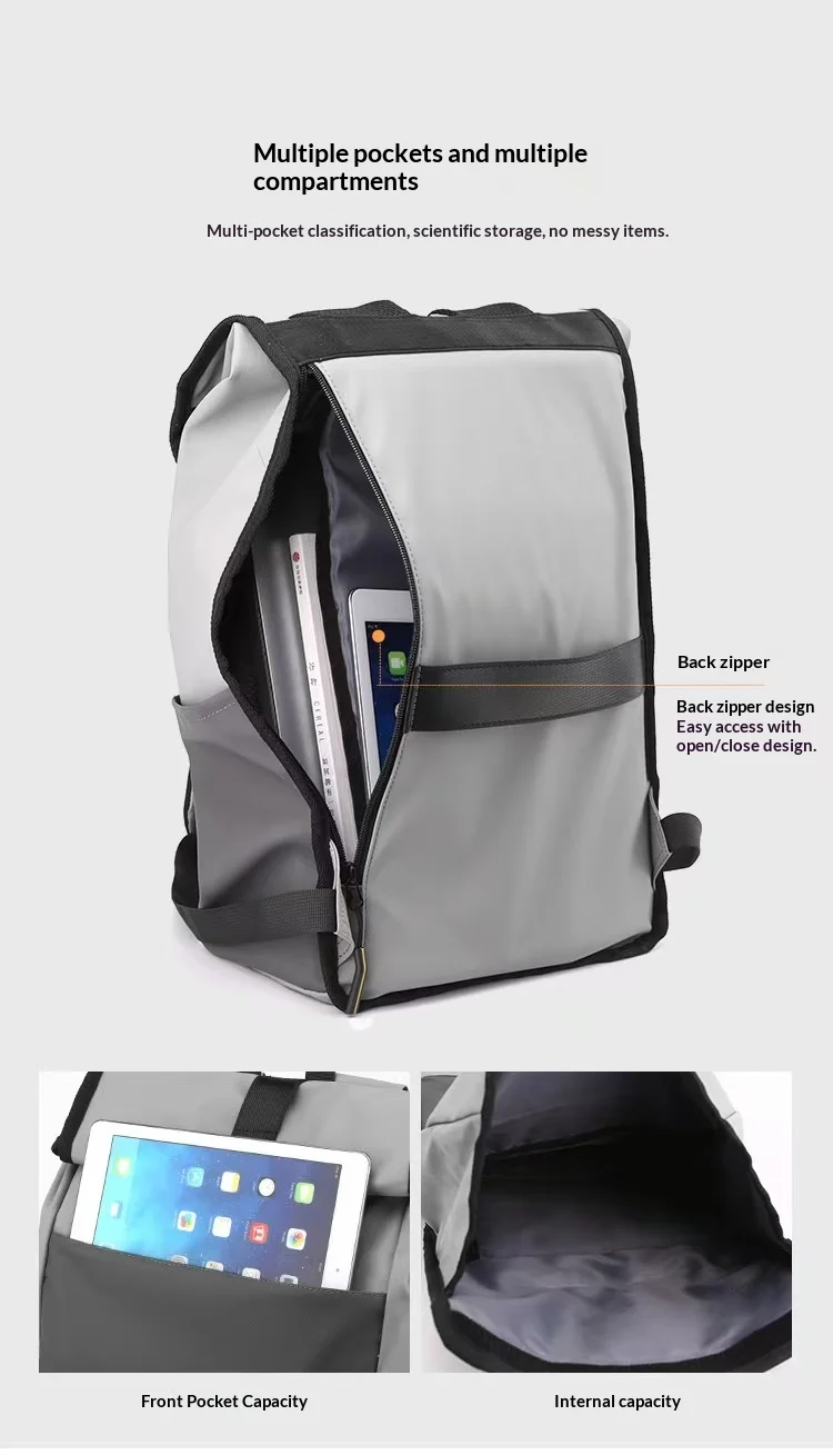 Leisure Large Capacity Backpack, Computer Bag, Travel Bag, Student Backpack, Enterprise Customized logo preview 2