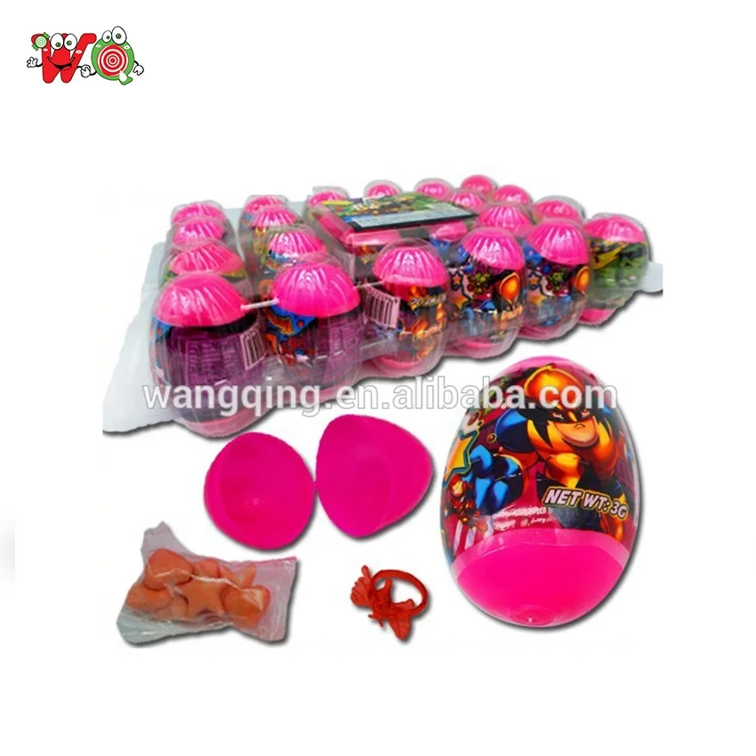 Конфеты оптом пластиковые пасхальные сюрприз яйцо игрушка конфеты