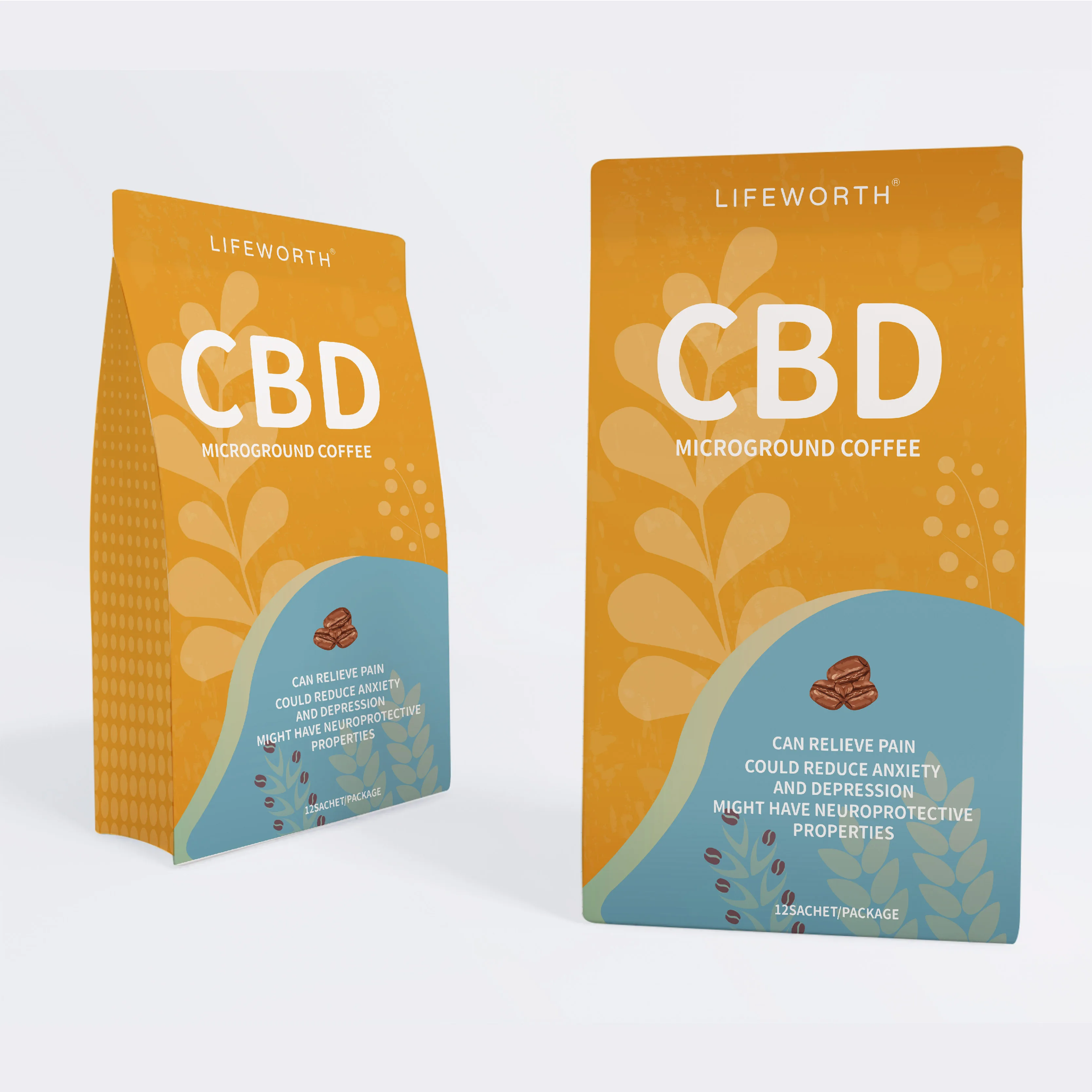 
 Lifeworth медицинская добавка широкого спектра 3 в 1 microground cbd Конопля эспрессо кофе  