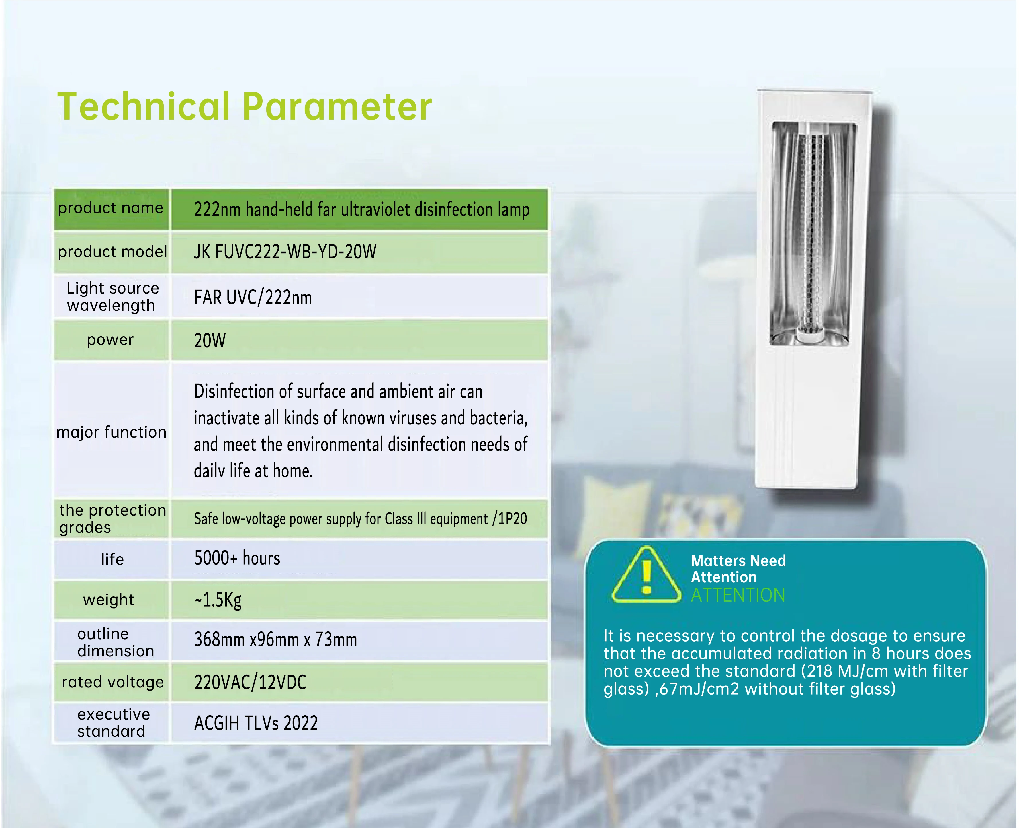 Sterilization Ultraviolet Lamps Disinfection Far UVC Light Bulb150W 60w 30w Excimer Lighting 222nm UVC Lamp factory