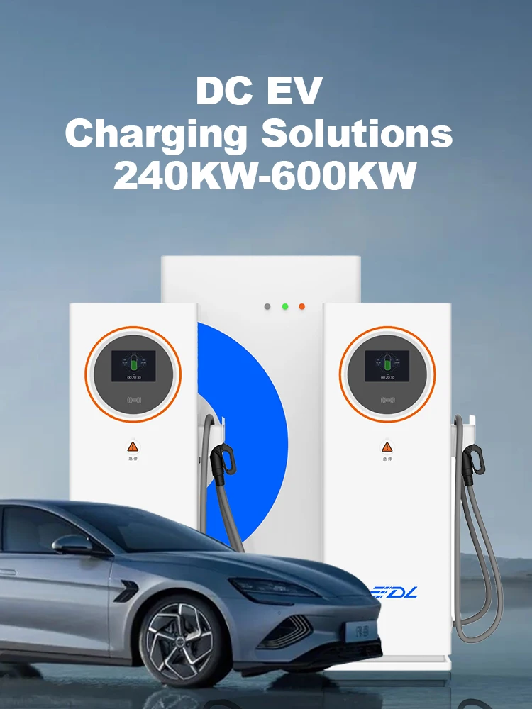 New Energy Vehicle 240KW 480KW 600KW OCPP Electric Car Dc Fast Charging Pile Commercial Ev Charging Station manufacture