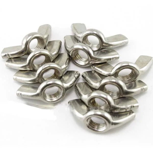 Hand Twist Tighten Ear Wing nuts A2 Edelstahl metrisch M4 M6 M8 M10 M12 M16 M20 M24 Flügel muttern Daumen Schmetterlings mutter