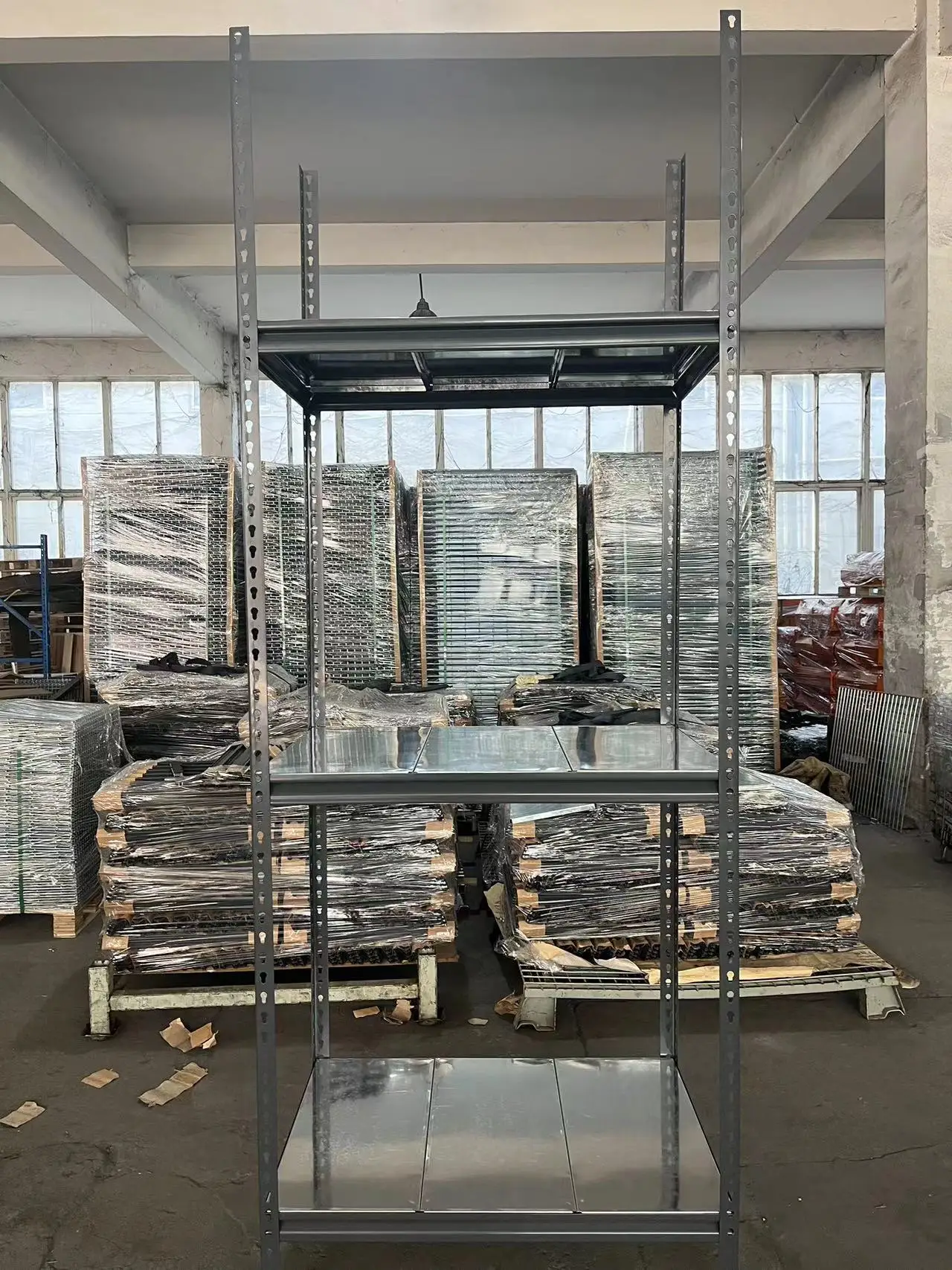 Heavy Duty Double Rivet Shelving - Ideal for Warehouse Storage