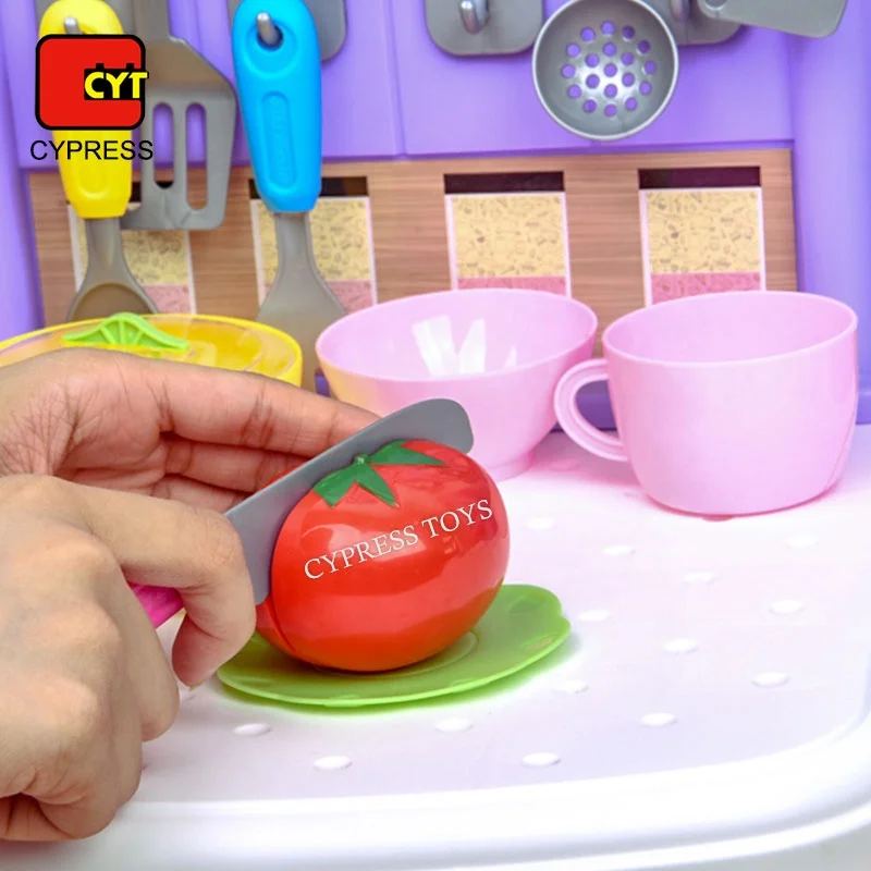 Роскошный большой кухонный домик для ролевых игр набор игрушек со звуком и