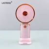 pink handheld lash fan