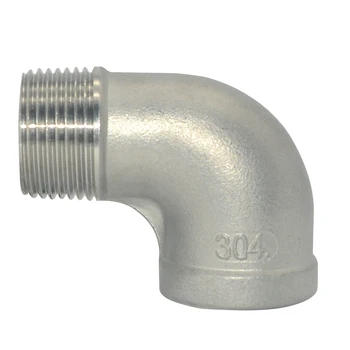 Megairon Chinese Factory Price Stainless Steel  Elbow Fitting 90 Degree Male And Female Thread