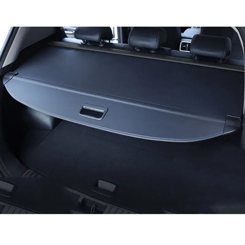 Auto Kofferbakmatten voor Ford Kuga 2019-2023 2024 2025, Lederen Waterdicht Anti-Kras Anti-Slip Bagagebak Beschermer Pad Interieur Accessoires,Black beige Plus