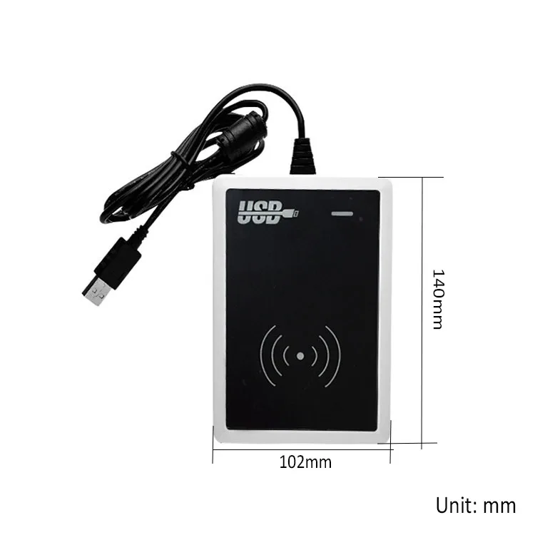 Proximity 13.56MHz RFID Mf-1 USB Card Programmer Hotel Card Key Encoder Machine for Hotel Cards
