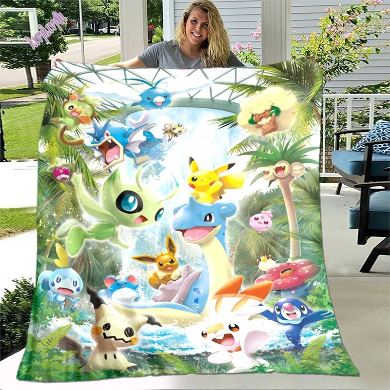 3D одеяло из аниме ультралегкое мягкое плюшевое фланелевое для дивана кровати кушетки лучшие офисные
