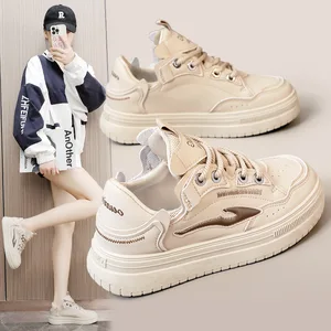 G7602 Women's Casual Board Shoes Comfortable Ladies Running Walking Styles Anti-Slippery Design for Autumn Spring-Wholesale