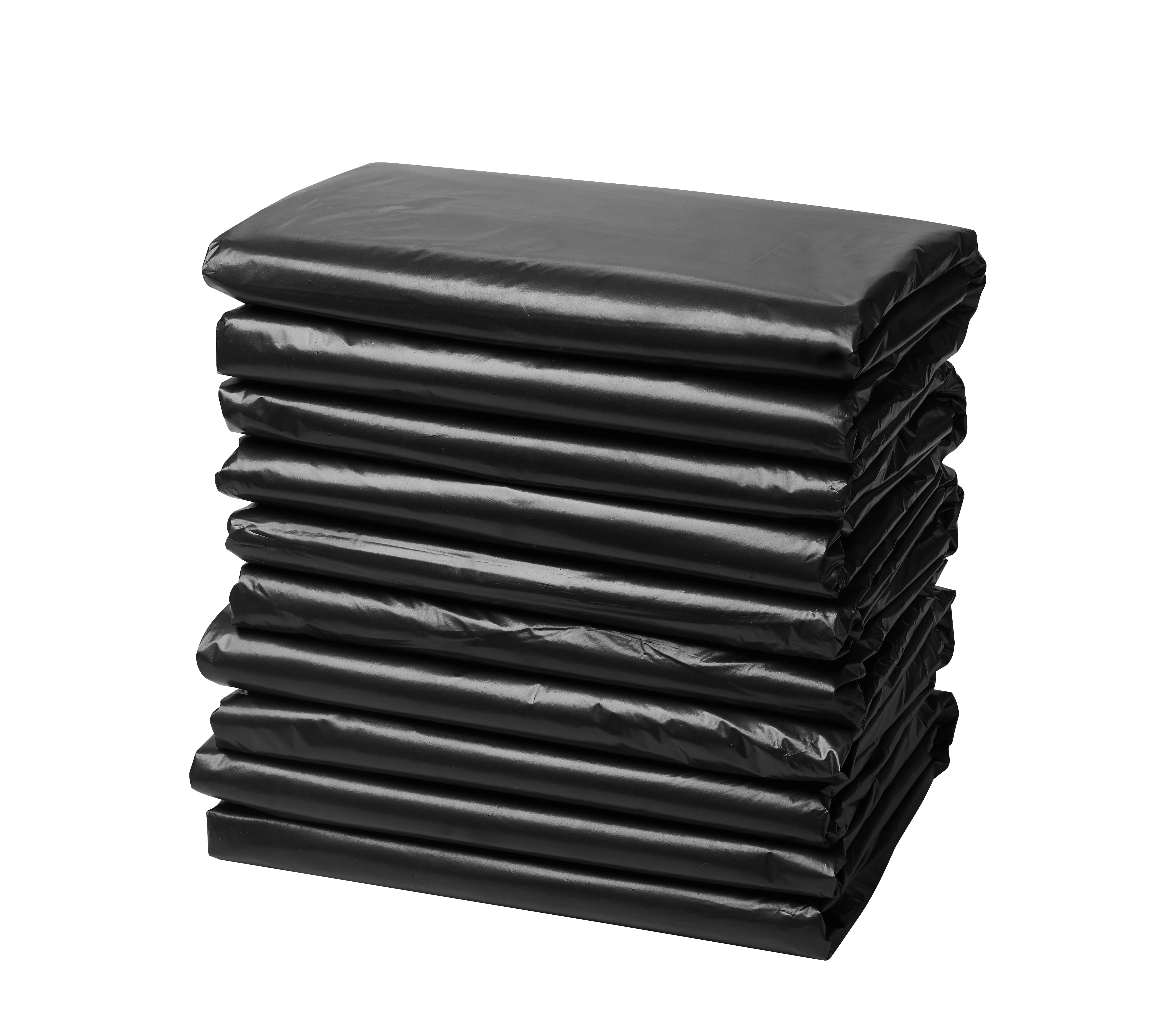 ldpe disposable garbage bags black plastic bags large trash bags