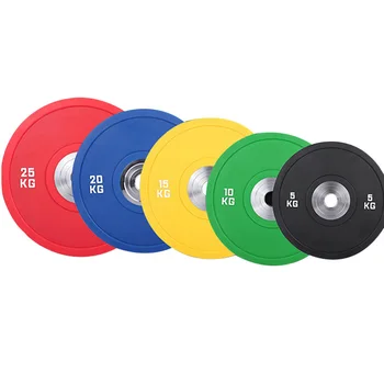 Keepeak Team Force Barbell Urethane Weight Plates Gym Pu Weight Plates