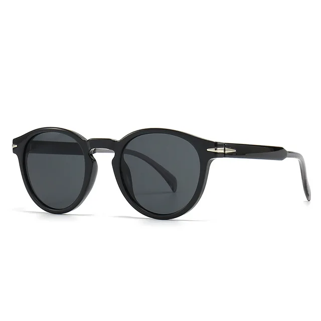 GWTNN OEM Gafas De Sol Retro Redonda Plastic Round Vintage Punk Frame Sunglasses