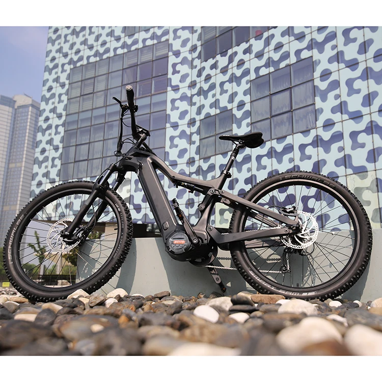 Big Power Carbon Fibre Ebike M620 G510 Mid Drive Electric Mountain E Bike Full 29 Downhill Bike Buy El Bike Full Suspensjon Carbon Framme M620 Ebike 1000w Fat Tire Carbon Fiber Bycicle Product on