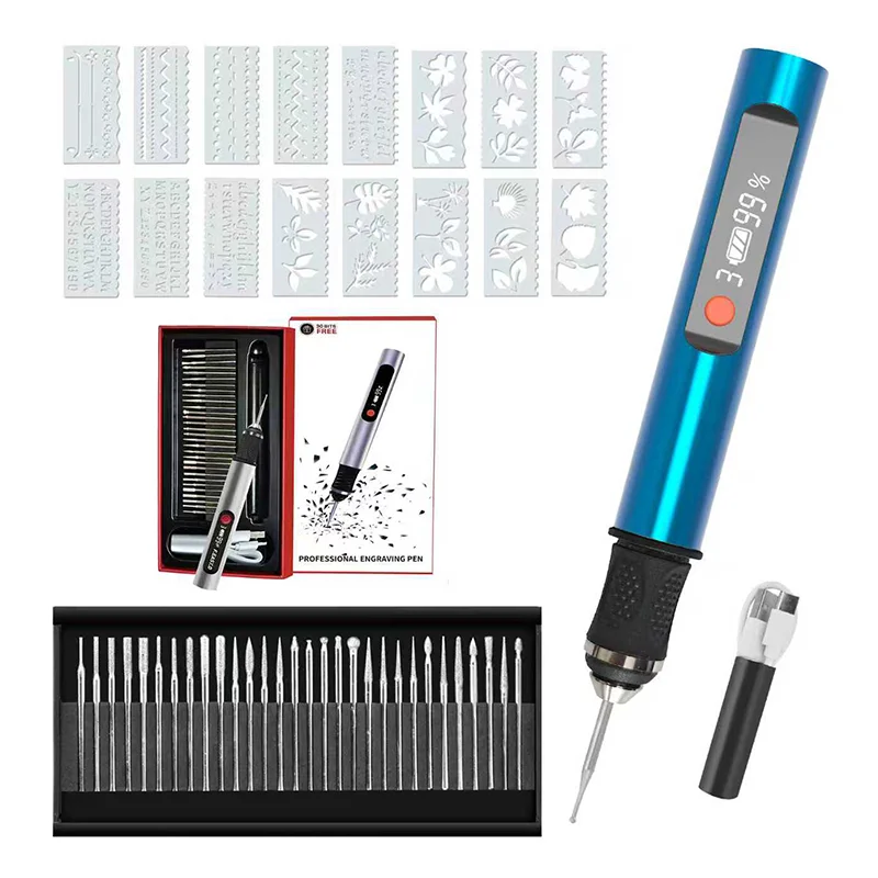 Hand Tools Carving Machine Portable Electric Engraving Pen Lettering for Metal Wood Glass Plastic