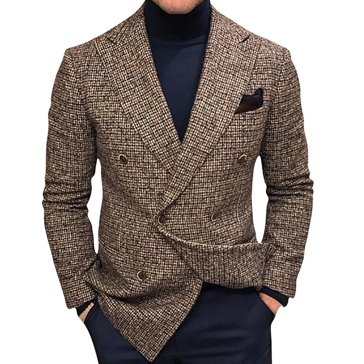 New For Men Brand Jacket Fashion Slim Casual Coats Handsome Male Business Jackets Suits Striped Men's Blazers Tops_voghion.com