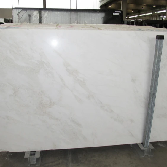 Namibia Modern Cheap Kitchen Cabinet Polished White Bianco Rhino Marble for Countertop