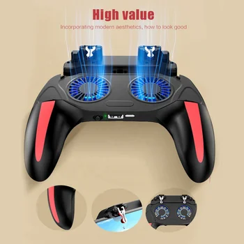 Denash Contrôleur De Jeu Portable Avec Double Ventilateur Et Batterie 2500mAh - Manette Téléphone