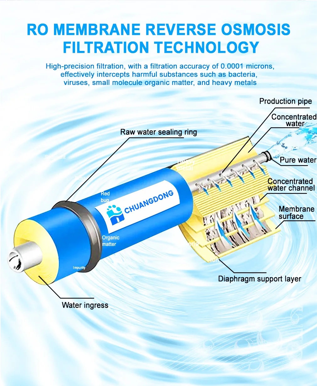 Containerized Drinking Water Purification System RO Water Treatment Plant Reverse Osmosis Machine for Industrial Water Filter details