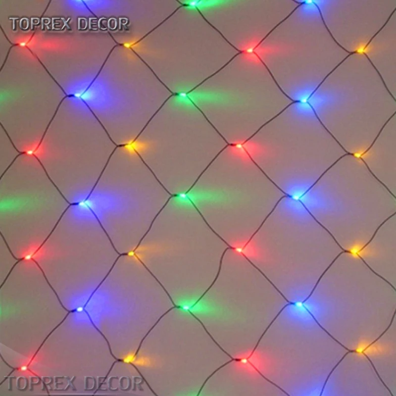 PVC LED Fishing Net Mesh String Light Outdoor Use Decorative Christmas Lighting for Party and Wedding