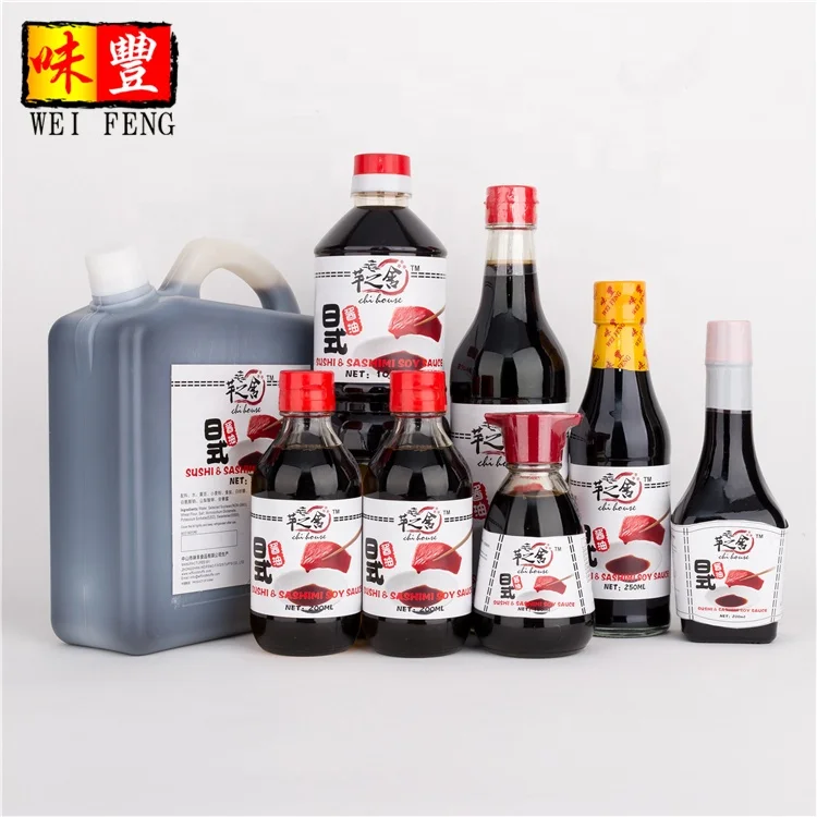 OEM Factory HACCP BRC HALAL Glass Bottle Sachet Mini Pack Small Package Japanese Style Sushi Soy Sauce