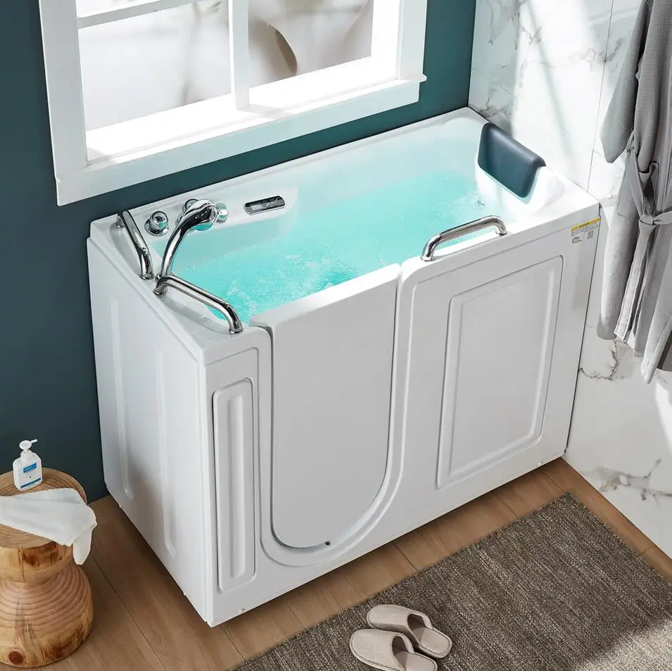 Foshan Factory Walk In Tub Shower Combo With Low Stepin Height 100mm