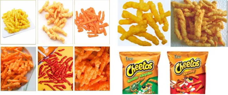 Cheetos machine / NikNaks processing line / Fried Kurkure Snacks food makes Machines