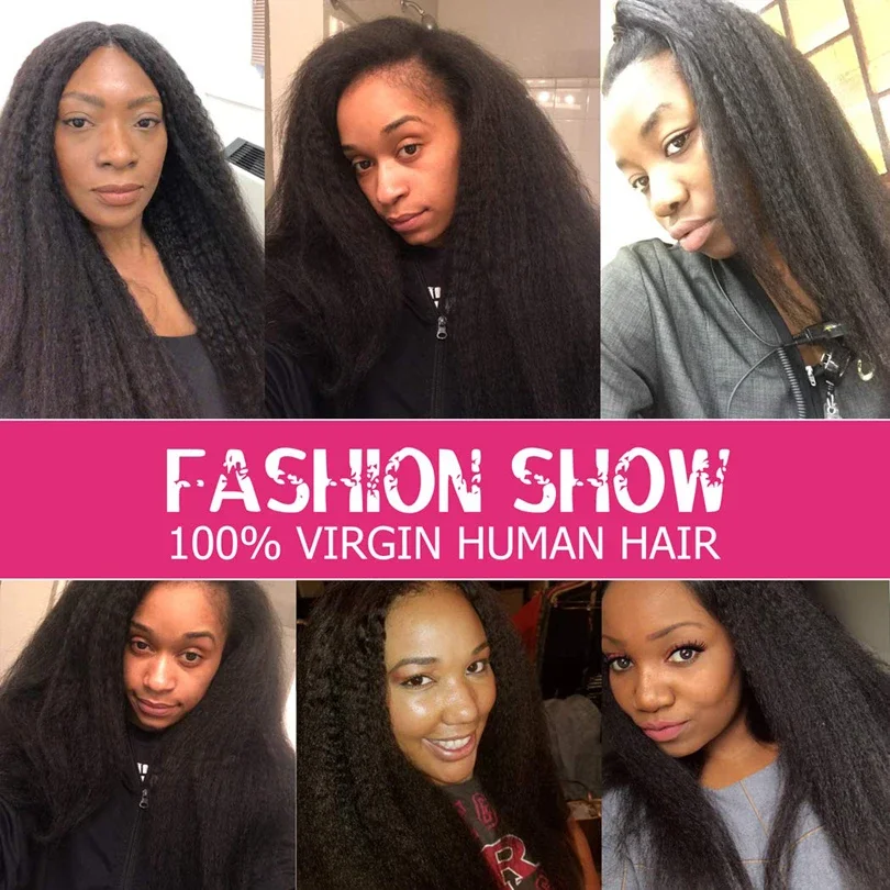 100% Human Hair Kinky Straight Bulk Brazilian Human Hair Bulk For Braiding_voghion.com