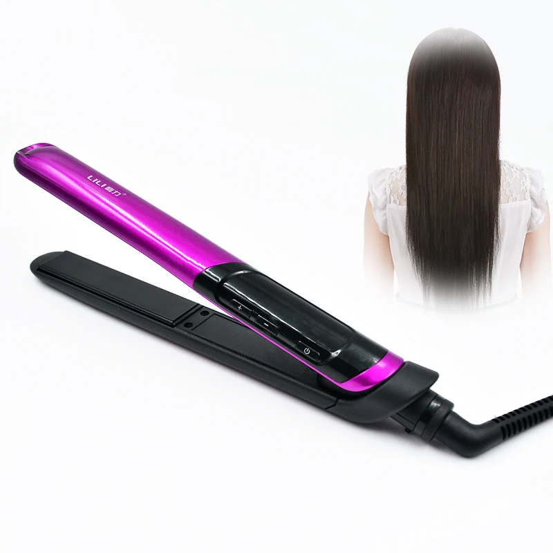 Professional Ceramic Coating Plate Flat Iron Lcd Hair Straightener For Women Buy Titanium Ceramic Coating Hair Straightener Rotation Iron Hair Straightener Name Brand Flat Iron Hair Straightener Product On Alibaba Com