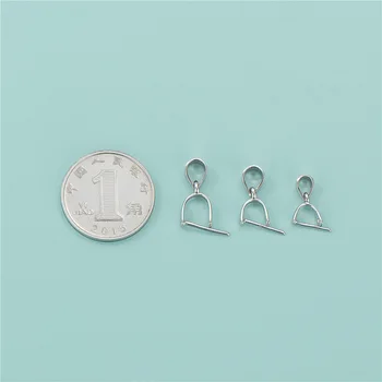 YDHfdc 100 Pièces Attache Pendentif 14 x 5 Bail Clip Connecteur