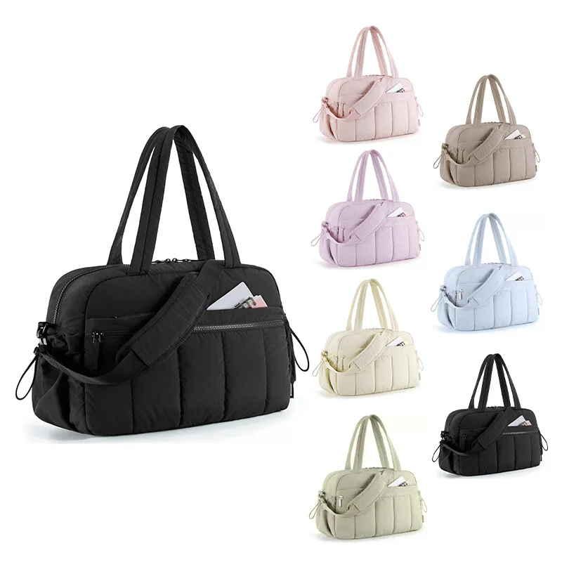Duffel Bag Water-resistant Short Distance Travel Sports Fitness Yoga Tote with Shoulder Strap, Custom Logo & OEM/ODM Welcome