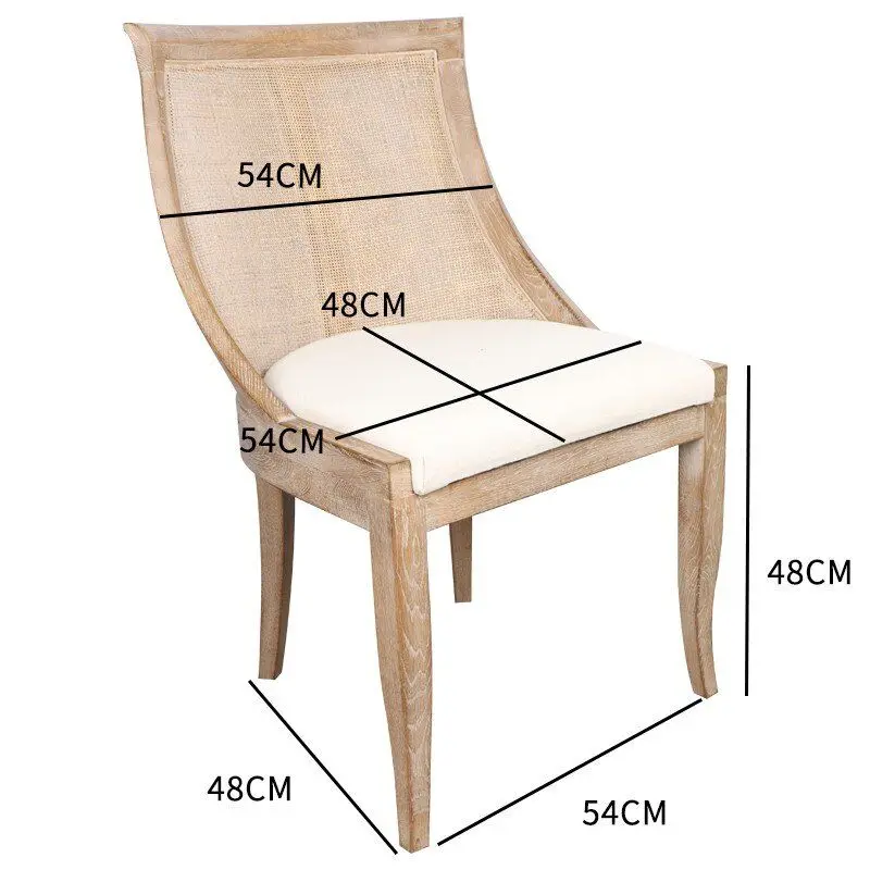 Welhome Ash Wood Garden Chairs Rattan Chairs Bedrooms Hotel Furniture ...