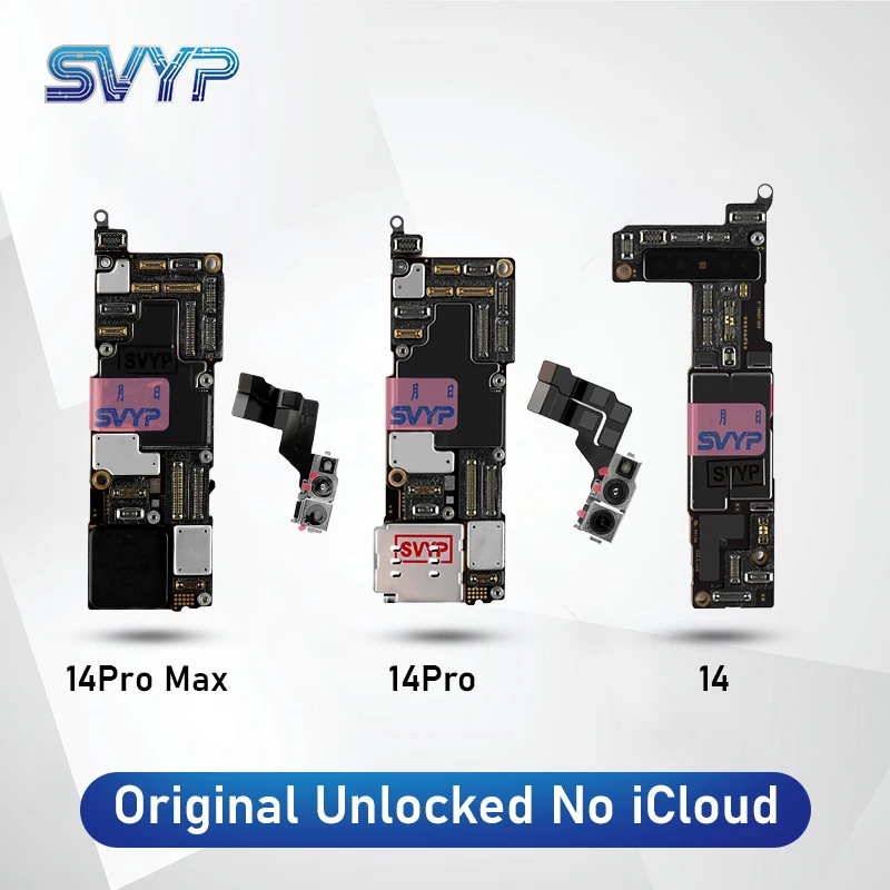 iPhone 14 Pro用マザーボード Face ID付き 128GB 256GB 512GB ロジック