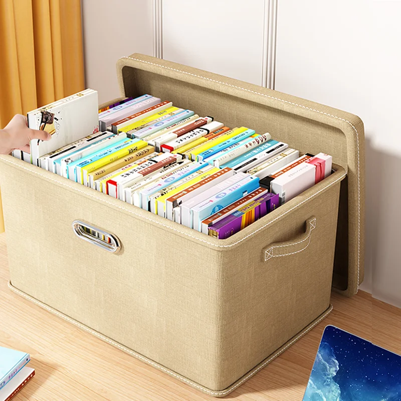 Cotton and Linen Storage Boxes with Covers,folding Drawers,clothing Wardrobes Storage Boxes,fabric Toys Storage Boxes
