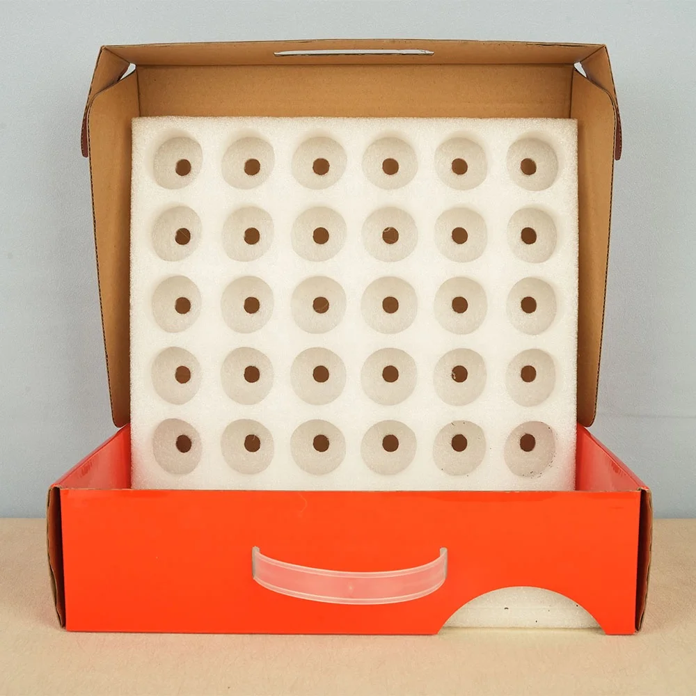 Box Printing Custom Reusable Corrugated Cardboard Quail Chicken Dozen Egg Paper Packaging Boxes Carton with Inseart Foam