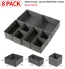 Grey 8-pcs set with zipper