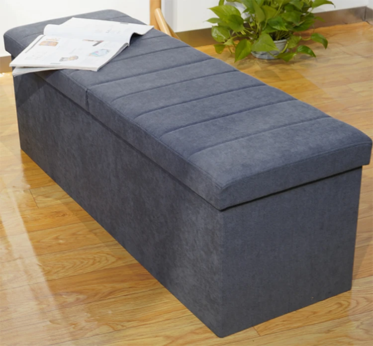 HStex Custom Home Furniture Adjustable Bedroom Storage Ottoman Bench Footrest Printing Footrest Banquinho