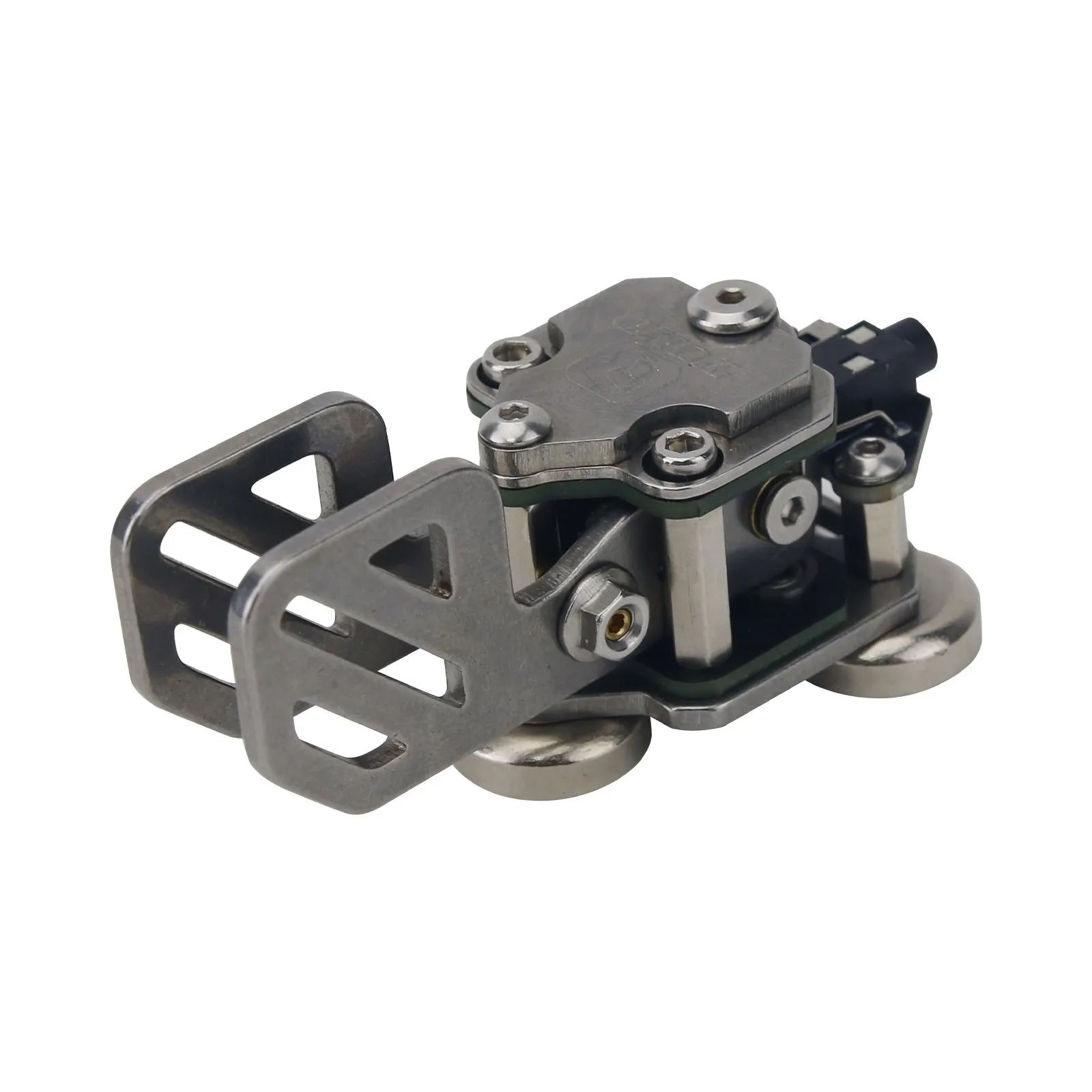 ステンレス鋼CWモールスキー ポータブル電信キー パドルキー 磁気