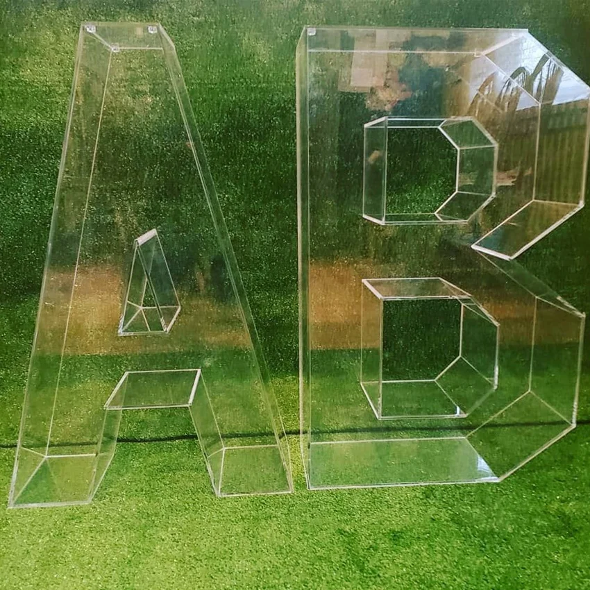 Fillable Acrylic Letters for Business Events