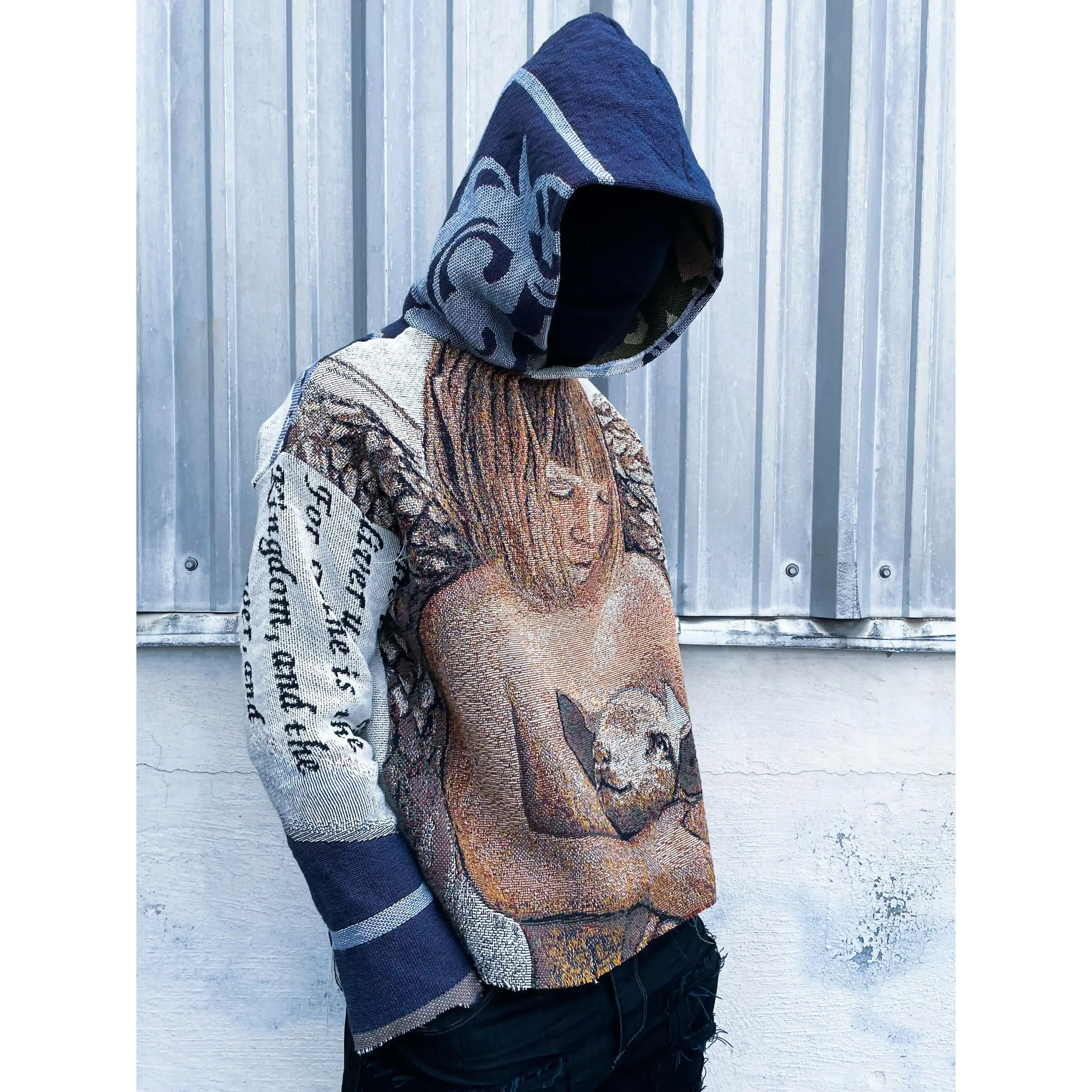 Oem Custom Hip Hop Streetwear Tapestry Clothing High Quality Heavy