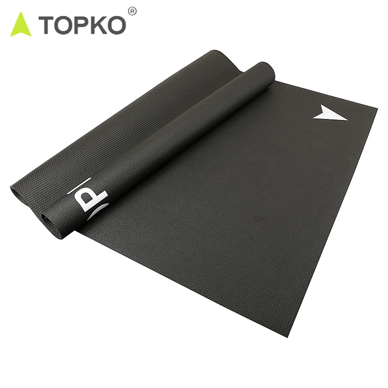 TOPKO Anti-Slip Exercise Equipment Mat Bike Mat for Hardwood Floors and Carpet Fitness Gym Equipment Bench Pad Made of Rubber