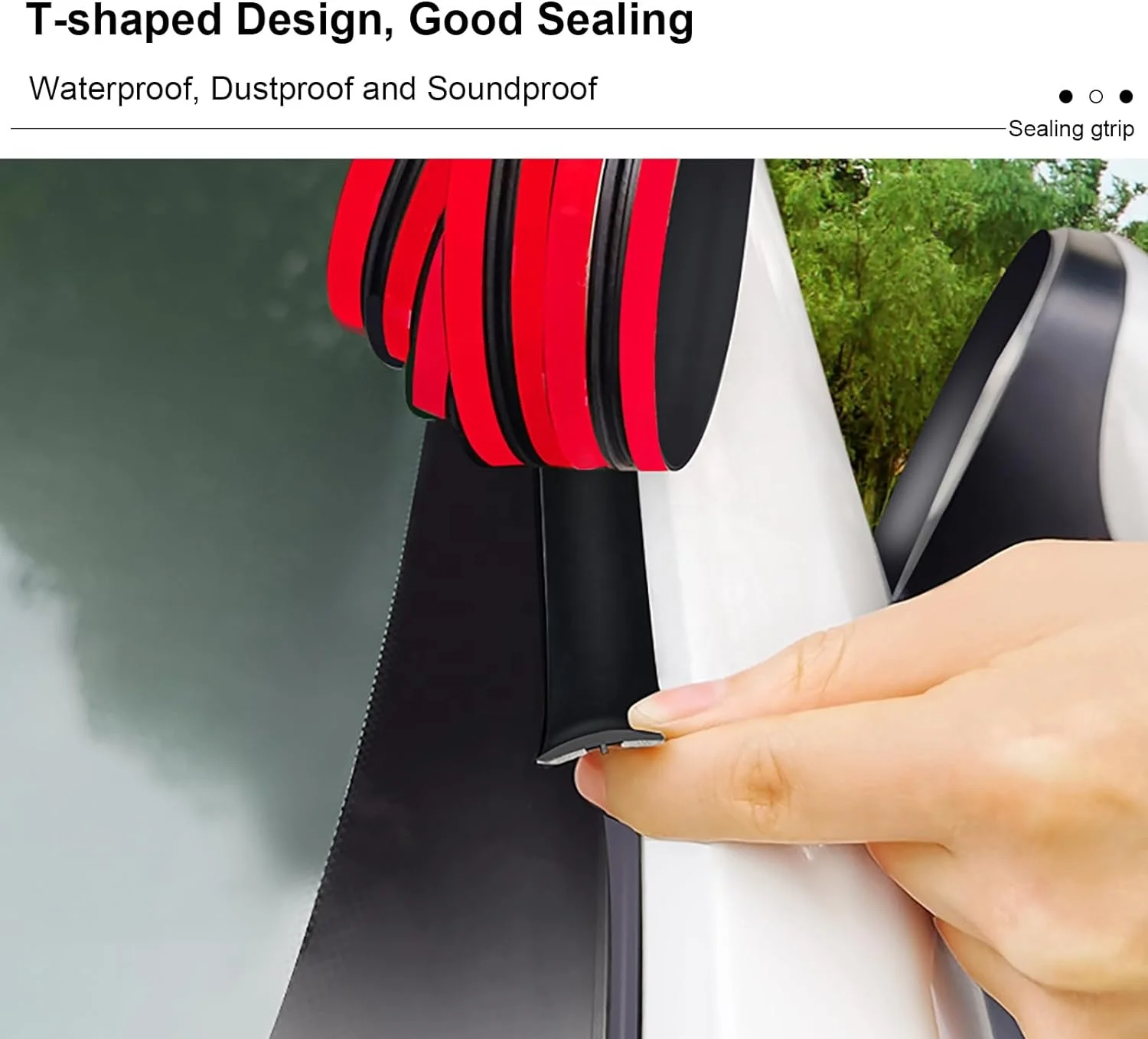 Automobile Parts Windshield and Soundproof Glass Rubber Sealing Strip Roof Sealing