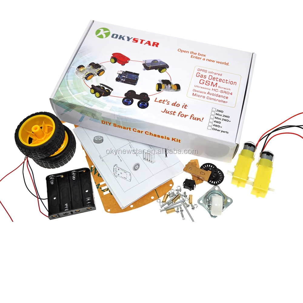 Diy Arduino Robot Kit With 2wd Chassis For Stem Projects – Oem
