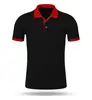 Negro con cuello rojo.
