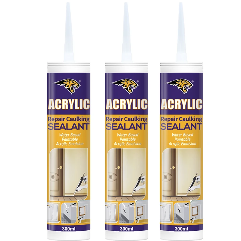 Acrylic Sealant Latex Sealant Fast Cure Edge Filling Caulking Water