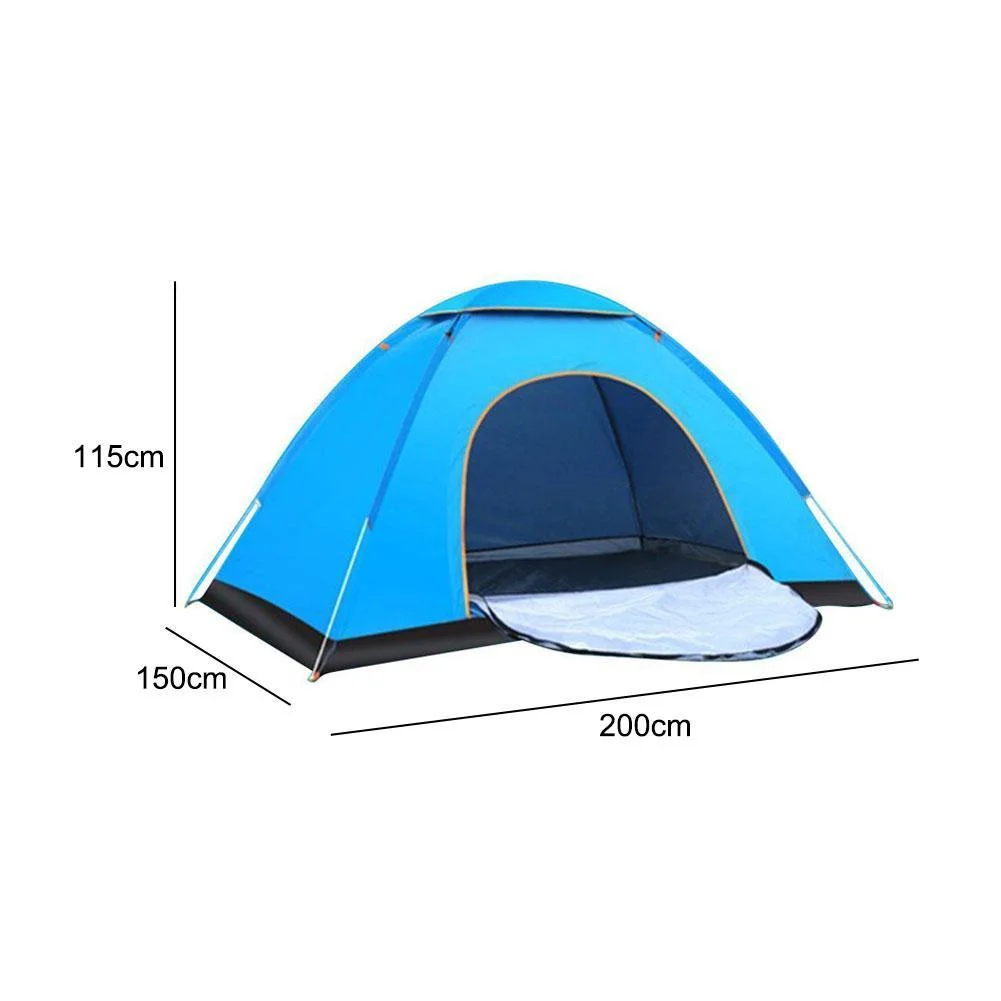 3-4 Person Automatic Pop Up Outdoor Family Camping Tent Easy Open Camp ...