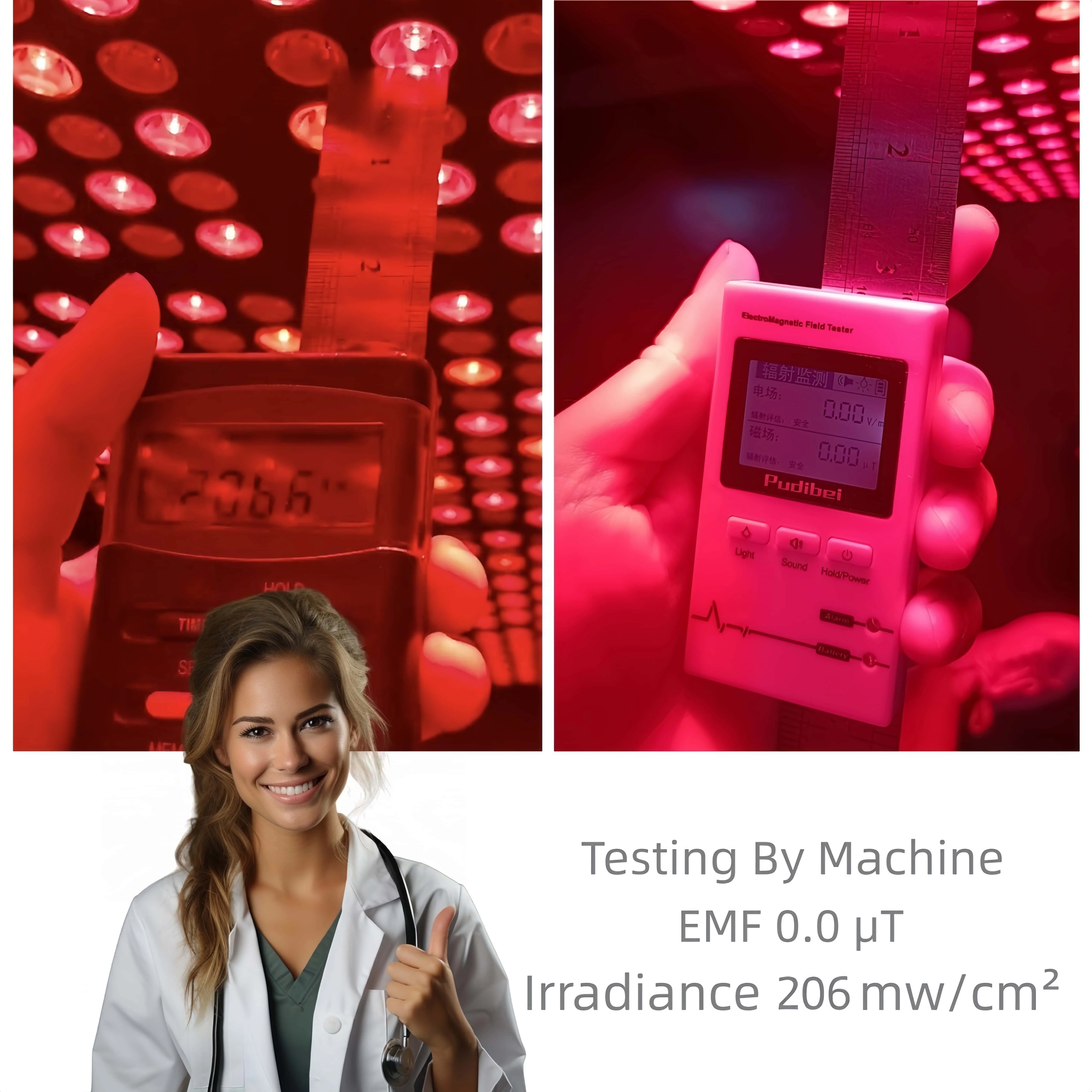 3600W LED Red Light Therapy Panel Bed 660nm 850nm Near Infrared Lamp 630nm Wavelength PDT Device Machine Home Use Standing Type