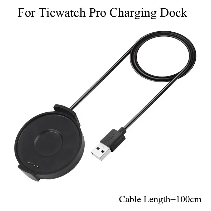 Câble USB Recharge Smartwatch Pour Ticwatch Pro 5 Pro 3 Pro X E3