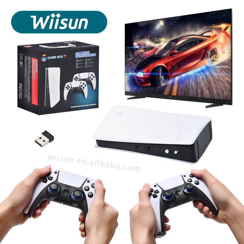 Game Box 5 - 4K Gaming Console with 30000 Games for PSP/PS1
